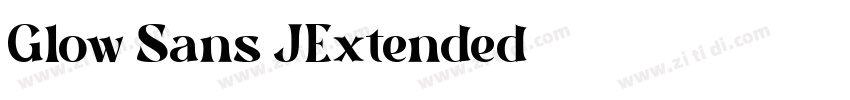 Glow Sans JExtended字体转换